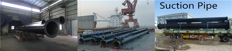 Steel dredging pipe suction