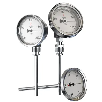 Stainless Steel Bimetallic Thermometer for Industrial Temperature Measurement