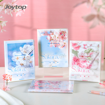 Sakura Series A5 B5 Notebook with PVC Cover