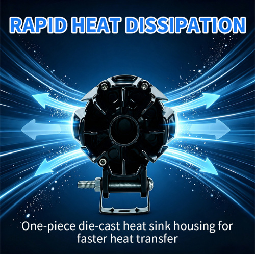 16W Aluminum fog lights for motorcycle&car 1700lm IP67