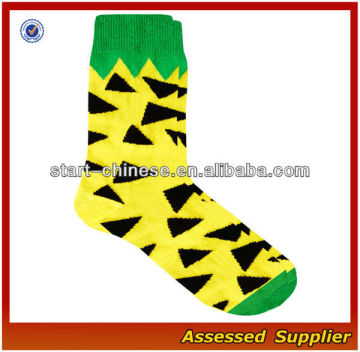 Fashion Design Pineapple Socks/ Athletic socks/ Design Own Socks
