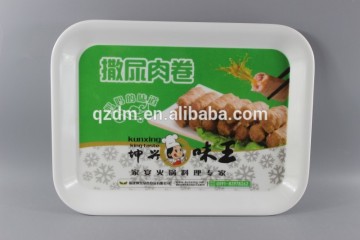 Sales Promotion Ptint Plastic Tray melamine rectangle tray