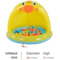 Duck Yellow Inflatable Sprinkler Baby Pool Kiddie Pool
