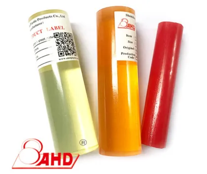 Yellow Red Round Polyurethane Rubber PU Rod