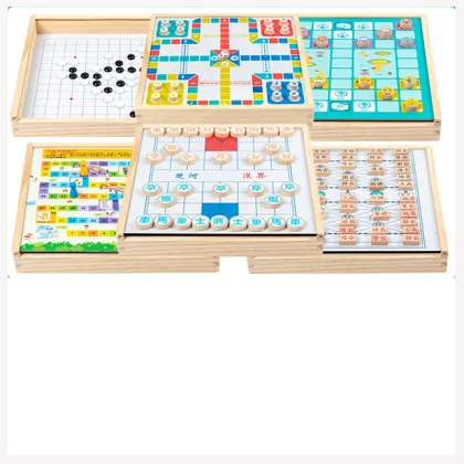 Wholesale Hot Selling Wooden Chess Sets & Multifunction Board Games