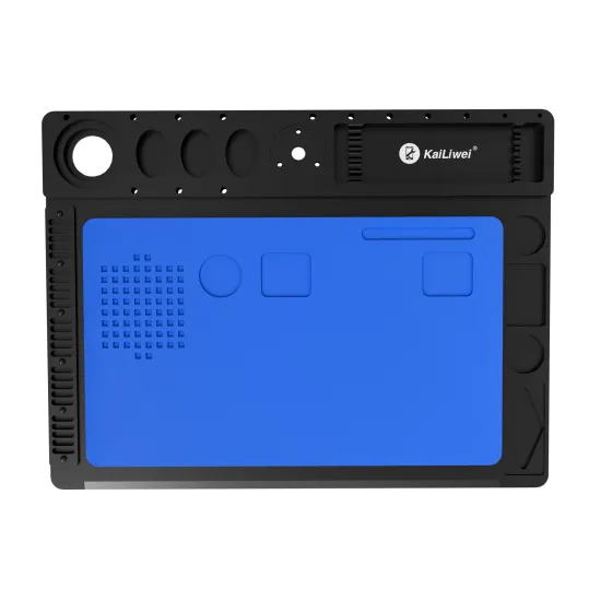 Kailiwei Aluminum Alloy Silicone Heat-Resistant Maintenance Pad for Soldering and BGA Repair