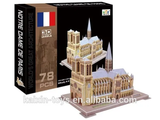 Notre Dame de Paris 3d puzzle world architecture 10183851
