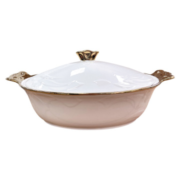 Zuppa di ceramica tureen per ristorante