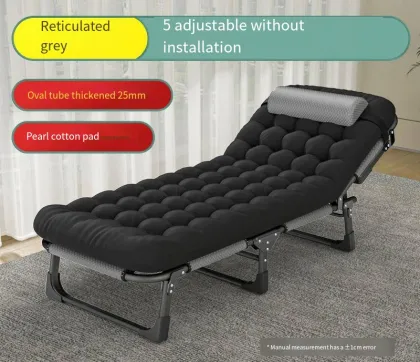 Portable Office Nap Bed: Simple Single Escort Bed for Camp or Office