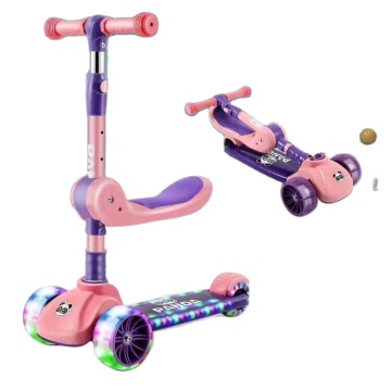 Low Moq Foldable Portable 3 Wheels Kids Scooter