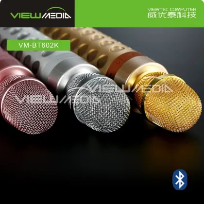 VM-BT602K audio accessories 2017 microphone bluetooth speaker for KTV Use