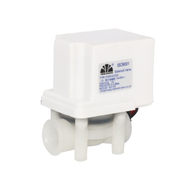 Yongchuang YCWS10-02S DC24V Auto Flushing Plastic Water Solenoid Valve for Domestic RO System