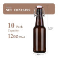 10 tazas de cerveza marrón