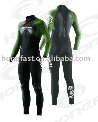 4mm neoprene men's scuba diving wetsuits