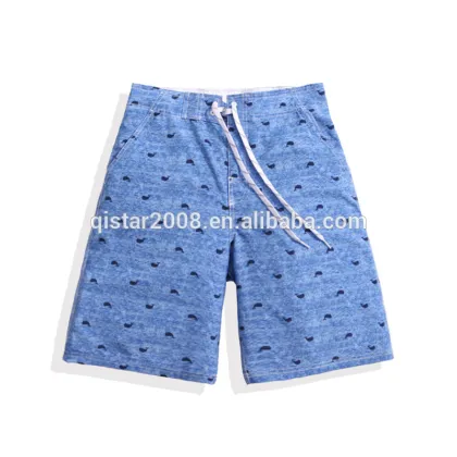 Fashional Polyester Spandex Blue Men Fancy Shorts/Men Short Pants