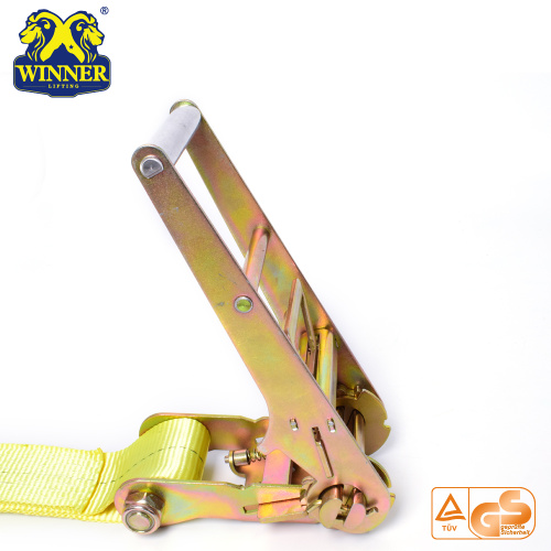 Ratchet Straps Sling Tie Down With Double-J hook