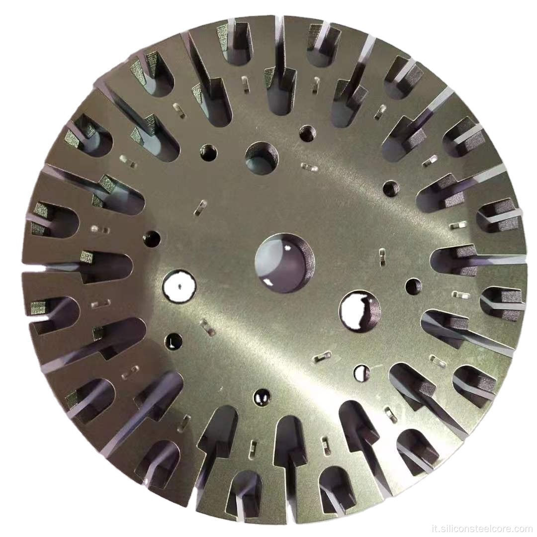 Statore per motori senza spazzole di grado 800 Materiale di spessore 0,5 mm in acciaio 65 mm di diametro
