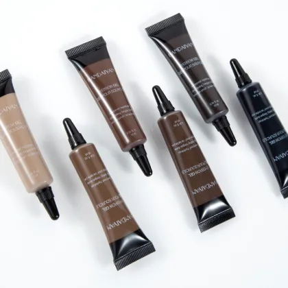 6 Colors Eyebrow Cream Gel Enhancers: Vegan, Waterproof, and Makeup-Friendly Cosmetics