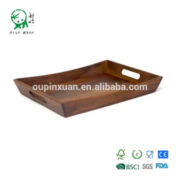 Kitchware Wood Rectangular Serving Trays for Fruit