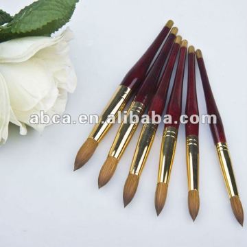 Professional popular new beauty kolinsky nail art brush