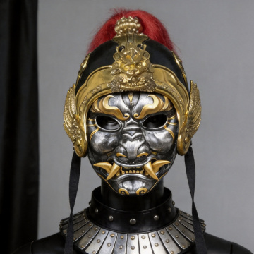 Máscara Facial Preta Dourada
