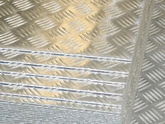 5754 Aluminum tread checkered plate for vehicle steps