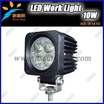 12W LED Work Light Square Driving Lamp for Offroad ATV JEEP Motorcycle