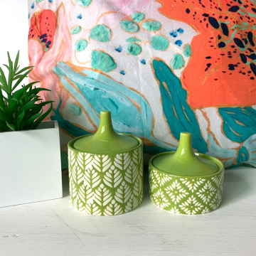 INS Green Antique Hotsale Hand-made Jewelry Storage Jar