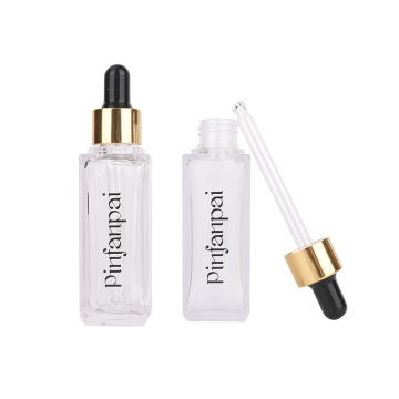2024 New Simple Luxurious Square Foundation Bottle - Empty Plastic Bottles for Cosmetic Packaging