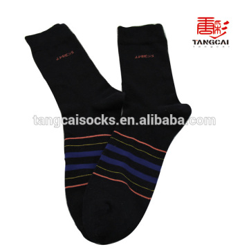 MSP-24Classic style black men dress socks for business socks/Stripe Dark Color Men Socks