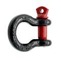 Trailer Hook Rings D Bow Backle Red Black