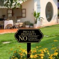 Tappi di messa a terra da giardino in metallo per l'identificazione delle piante