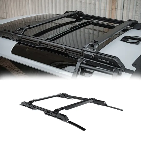 Plumb 2020+ CNC Aluminum Alloy Removable Luggage Rack for Land Rover Defender 90