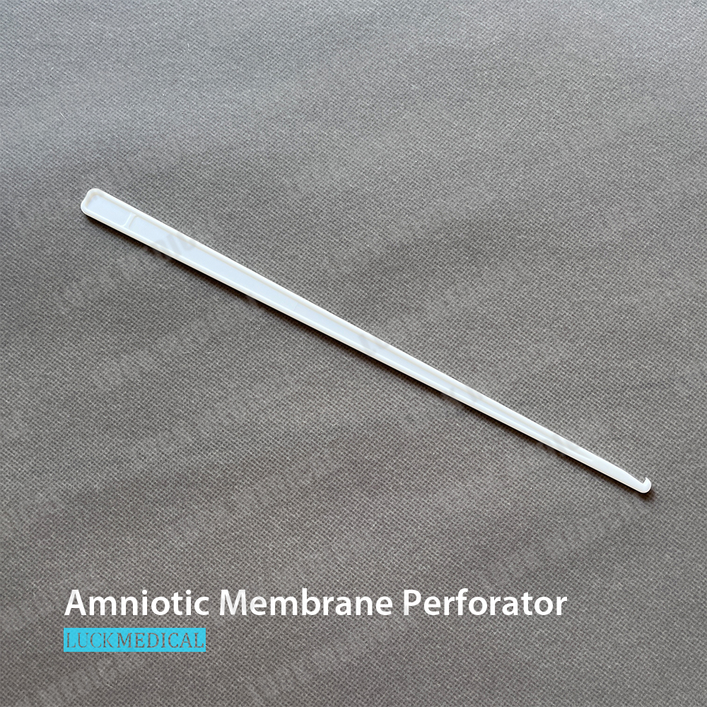 Crochet amniotique en plastique perforateur de la membrane amniotique