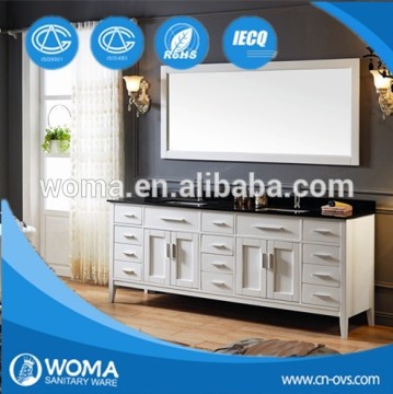 1001D solid wood bathroom cabinet/Malaysia Fashion cherry bathroom all in one bathroom units