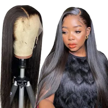 SPARK Pre-Plucked 12A Wig Vendors 30 40 Inch Loose Wave Human Hair Straight Long Mink Lace Front Frontal Wigs