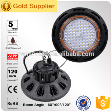 8 years warrnay for ufo 100W 160W 240W led industrial lighting