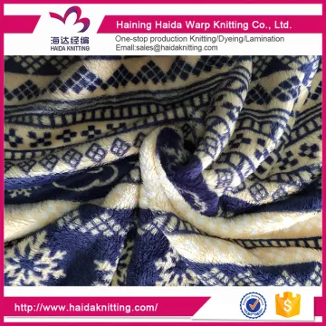 100% Polyester 100 polyester tricot brushed fabric