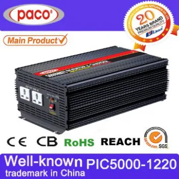 DC TO AC Power Inverter with Charger 5000W with CE,RoHS Certificates