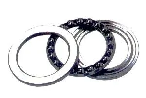 Thrust Ball Bearings 54208 With Double Direction , Sphered Housing Washer