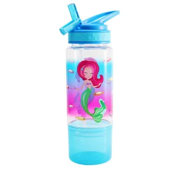 530ml Mermaid Design Leak-Proof Water Bottle for Girls and Boys