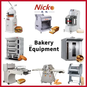 Commercial Complete Set Pastry Loaf Toast Slicer Bun Burger Baking Cake Bread Bakery Equipment