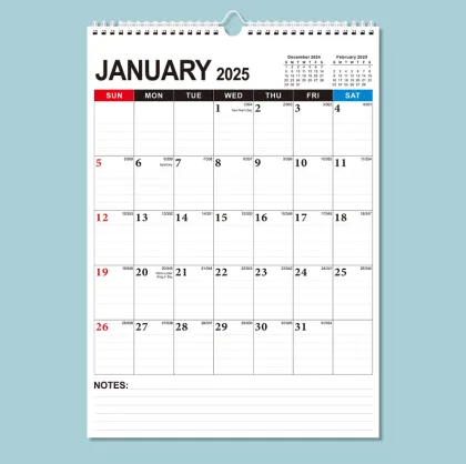 Customized Monthly Wall Calendar & Daily Schedule Planner