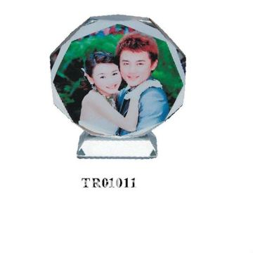 Blank Sublimation sun flower shape crystal for heat press machine,