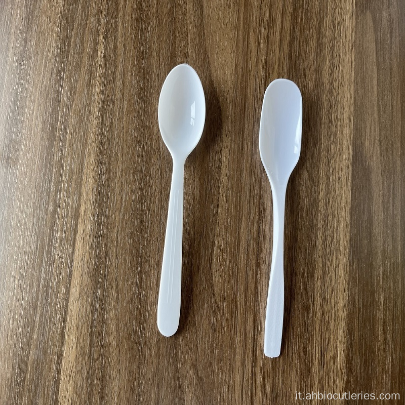 Set di cucchiaio e forchetta biodegradabili compostabili