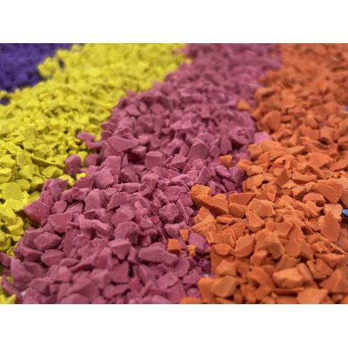 Multicolored natural extrusion raw epdm rubber granule