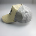 New Design Straw Patch Trucker Cap