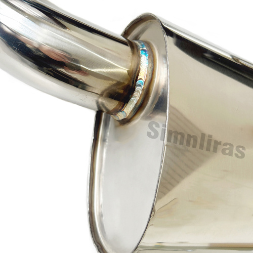 Edelstahl-Fit Porsche 970 Panamera V6/V8/S/4S/Turbo 10-16 Heck-Abgasanlage mit Ventilen