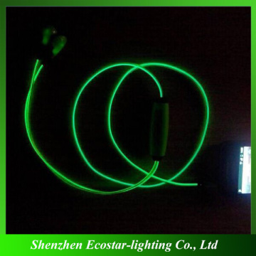 Funny EL Lighted Earphone/EL Lighting Earphone for iPhone 6