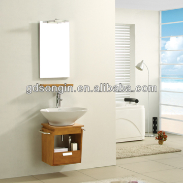 solid wood bathroom vanity with ceramic basin (K-1217)